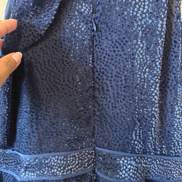 Anthropologie Elevenses Sz 14 Elegant Navy Jumpsuit - Picture 7 of 10